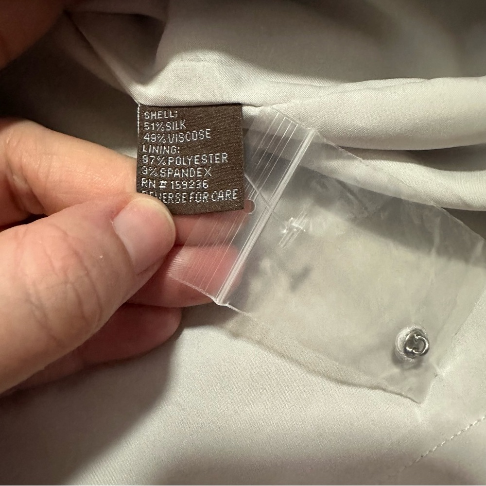 J.Mclaughlin• Women’s Serafina Dress light purple/ gray silk blend size small - Picture 6 of 7